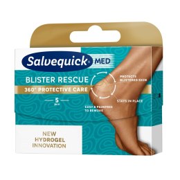 Salvequick Blister Rescue hydrożelowe plastry na pęcherze na piętach 5szt.