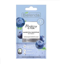 Bielenda Blueberry C-TOX maseczka smoothie do twarzy nawilżająco-rozświetlająca 8g