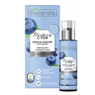 Bielenda Blueberry C-TOX serum jogurt do twarzy nawilżająco-rozświetlające 30ml