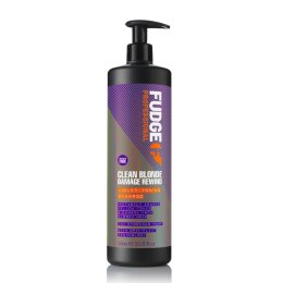 Fudge Clean Blonde Damage Rewind Violet-Toning Shampoo szampon regenerujący i tonujący włosy blond 1000ml