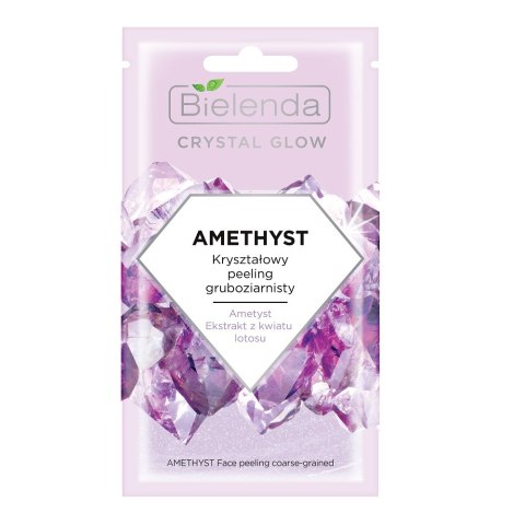 Crystal Glow Amethyst kryształowy peeling gruboziarnisty 8g Bielenda