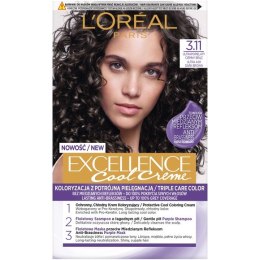 Excellence Cool Creme farba do włosów 3.11 Ultrapopielaty Ciemny Brąz L'Oreal Paris