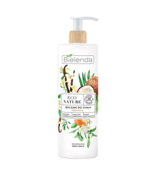 Bielenda Eco Nature balsam do ciała odżywczy Mleczko Waniliowe & Kokosowe & Kwiat Pomarańczy 400ml