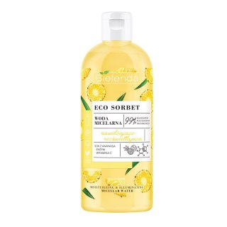 Bielenda Eco Sorbet woda micelarna nawilżająco-rozświetlająca Ananas 500ml