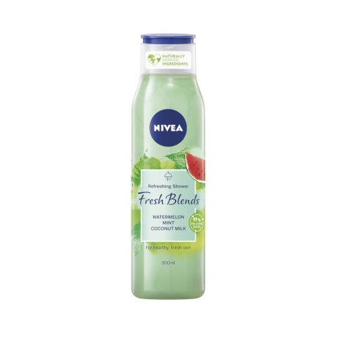 Nivea Fresh Blends Refreshing Shower żel pod prysznic odświeżający Watermelon & Mint & Coconut Milk 300ml