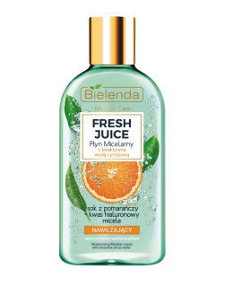 Bielenda Fresh Juice płyn micelarny nawilżający z wodą cytrusową Pomarańcza 500ml