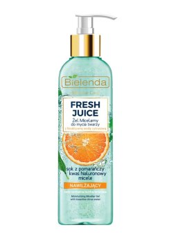 Bielenda Fresh Juice żel micelarny nawilżający z wodą cytrusową Pomarańcza 190g
