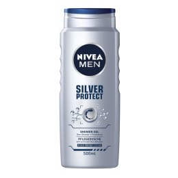 Nivea Men Silver Protect żel pod prysznic do twarzy ciała i włosów 500ml