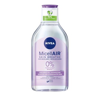 Nivea MicellAir Skin Breathe pielęgnujący płyn micelarny do cery wrażliwej i nadwrażliwej 400ml