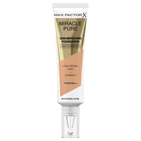 Miracle Pure SPF30 PA+++ podkład poprawiający kondycję skóry 50 Natural Rose 30ml Max Factor