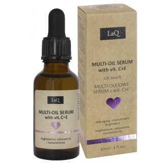 LaQ Multi-olejowe serum z witaminami C+E Kocica Piwonia 30ml