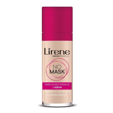 Lirene No Mask nawilżający podkład + serum 410 Warm Vanilla 30ml