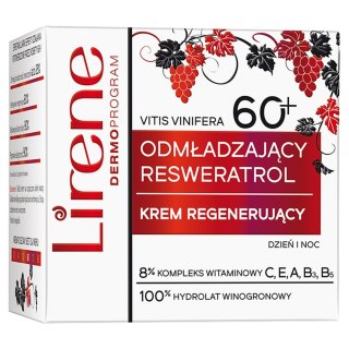 Lirene Odmładzający Resweratrol 60+ krem regenerujący na dzień i noc 50ml