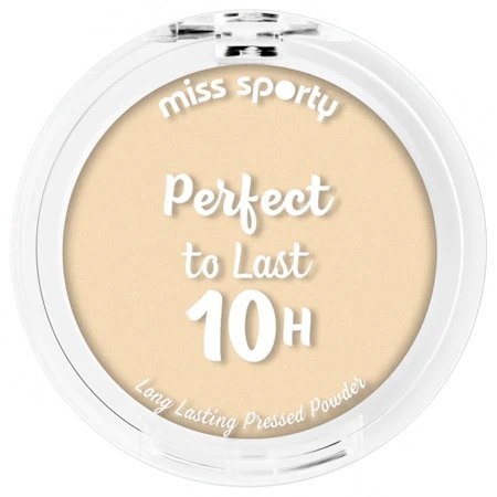 Miss Sporty Perfect To Last 10H długotrwały puder w kamieniu 010 Porcelain 9g