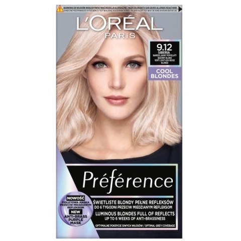 Preference Cool Blondes farba do włosów 9.12 Siberia L'Oreal Paris