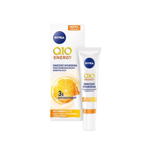 Nivea Q10 Energy Świeżość Spojrzenia przeciwzmarszczkowy krem pod oczy 15ml