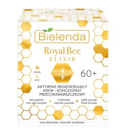 Bielenda Royal Bee Elixir 60+ aktywnie regenerujący krem-koncentrat przeciwzmarszczkowy na dzień i noc 50ml