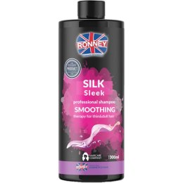 Ronney Silk Sleek Professional Shampoo Smoothing wygładzający szampon do włosów cienkich i matowych 1000ml