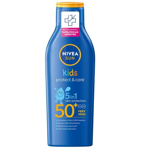 Sun Kids Protect & Care balsam ochronny na słońce dla dzieci SPF50+ 200ml Nivea