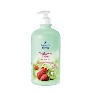 Family Fresh Truskawka i Kiwi odświeżający żel pod prysznic 1000ml