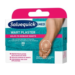 Salvequick Wart plastry na kurzajki 20szt.