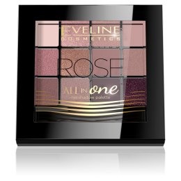 Eveline Cosmetics All In One Eyeshadow Palette paleta cieni do powiek 02 Rose 12g
