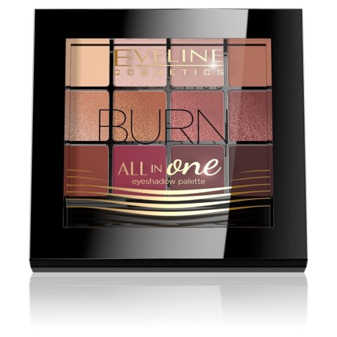 All In One Eyeshadow Palette paleta cieni do powiek 03 Burn 12g Eveline Cosmetics