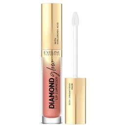 Eveline Cosmetics Diamond Glow Lip Luminizer błyszczyk do ust z kwasem hialuronowym 06 Choco Bons 4.5ml