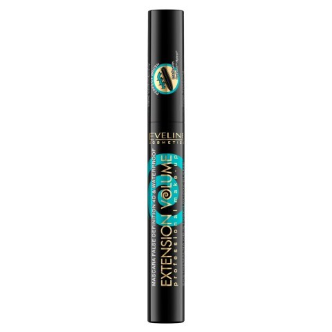 Eveline Cosmetics Extension Volume False Definition & Waterproof Mascara wodoodporny tusz do rzęs 10ml