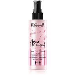 Eveline Cosmetics Glow and Go! Aqua Miracle 4w1 mgiełka utrwalająca do twarzy 02 Pink 110ml
