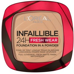 Infaillible 24H Fresh Wear Foundation In A Powder matujący podkład do w pudrze 140 Golden Beige 9g L'Oreal Paris