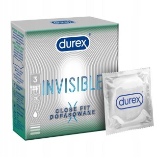 Durex Invisible Close Fit prezerwatywy dopasowane 3 szt