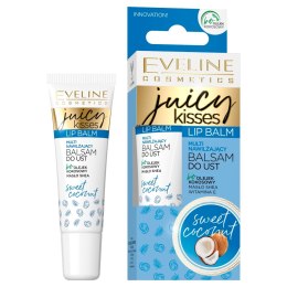 Eveline Cosmetics Juicy Kisses Lip Balm multi nawilżający balsam do ust Sweet Coconut 12ml