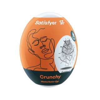 Satisfyer Masturbator Egg masturbator w kształcie jajka Crunchy