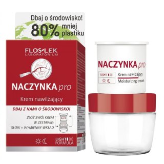 Floslek Naczynka Pro krem nawilżający na dzień i noc słoik + wkład 50ml