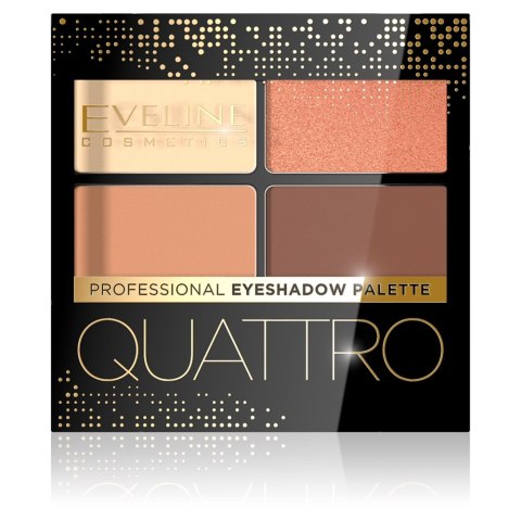 Quattro Professional Eyeshadow Palette paletka cieni do powiek 01 3.2g Eveline Cosmetics