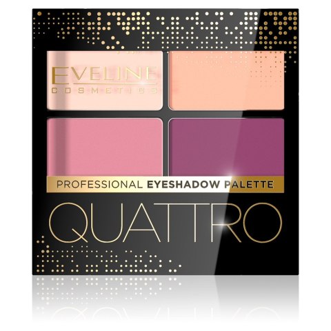Quattro Professional Eyeshadow Palette paletka cieni do powiek 03 3.2g Eveline Cosmetics