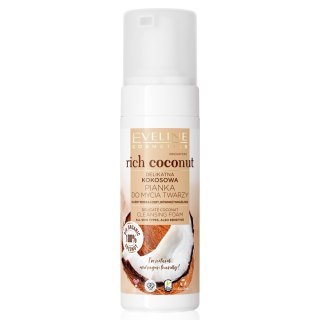 Eveline Cosmetics Rich Coconut delikatna kokosowa pianka do mycia twarzy 150ml