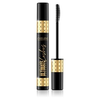 Ultimate Lashes Mascara pogrubiający tusz do rzęs Black 8ml Eveline Cosmetics