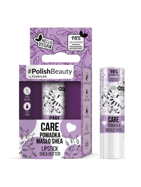 Floslek Vege Lip Care wegańska pomadka do ust Masło Shea 4.1g Floslek Vege Lip Care wegańska pomadka do ust Masło Shea 4.1g