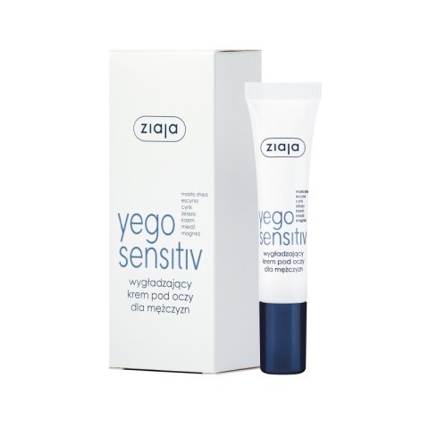 Yego Sensitiv wygładzający krem pod oczy dla mężczyzn 15ml Ziaja