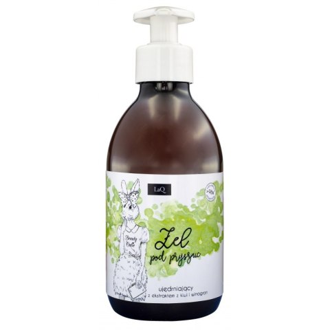 LaQ Żel pod prysznic ujędrniający ekstrakt z kiwi i winogron 300ml LaQ Żel pod prysznic ujędrniający ekstrakt z kiwi i winogron 300ml