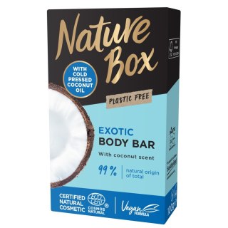 Nature Box Coconut Oil pielęgnująca kostka myjąca do ciała z olejem z kokosa 100g