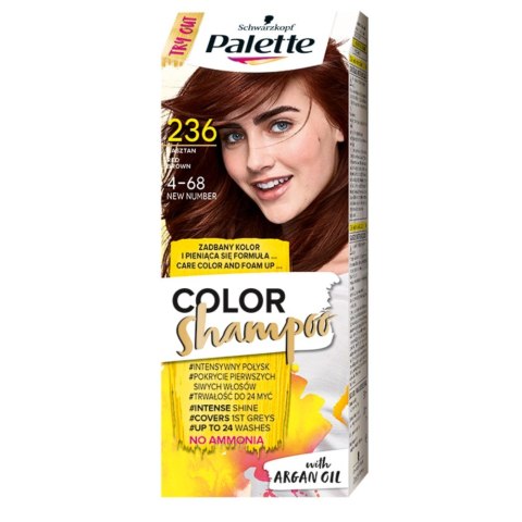 Color Shampoo szampon koloryzujący do włosów do 24 myć 236 (4-68) Kasztan