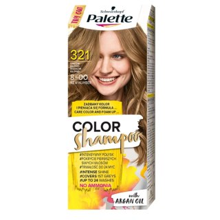 Palette Color Shampoo szampon koloryzujący do włosów do 24 myć 321 (8-00) Średni Blond