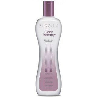 BioSilk Color Therapy Cool Blonde Shampoo szampon do włosów rozjaśnianych i z pasemkami nadający chłodny odcień 355ml