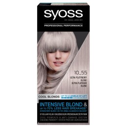 Syoss Cool Blonds rozjaśniacz do włosów 10_55 Ultra Platynowy Blond