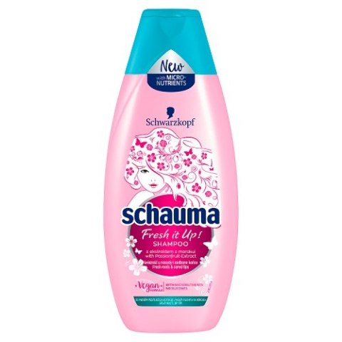 Fresh it Up! Shampoo szampon do włosów szybko przetłuszczających się 400ml Schauma