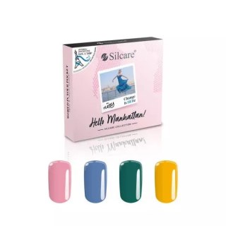 Silcare Hello Manhattan zestaw lakierów hybrydowych 4x4.5g