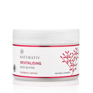 Naturativ Revitalising Body Butter rewitalizujące masło do ciała Żurawina & Cytryna 250ml